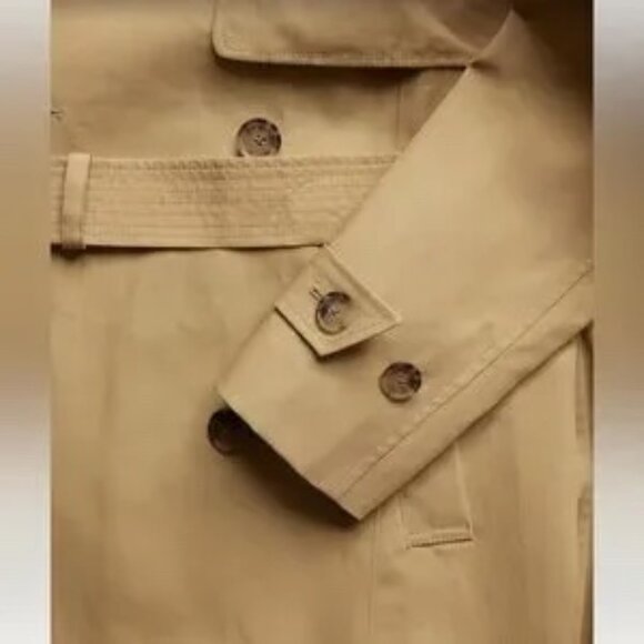 Banana Republic Classic Trench Coat NWT Size Small - Picture 5 of 7